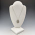 1978 British Vintage Wedgwood Sterling Silver & Green Jasper Pendant Necklace